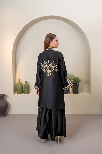 Noore Zeenat Black Handmade Suit