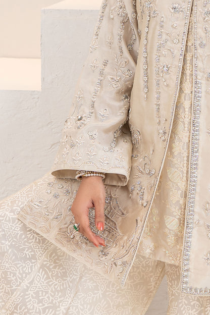 Noore Noor Ivory Handmade Suit