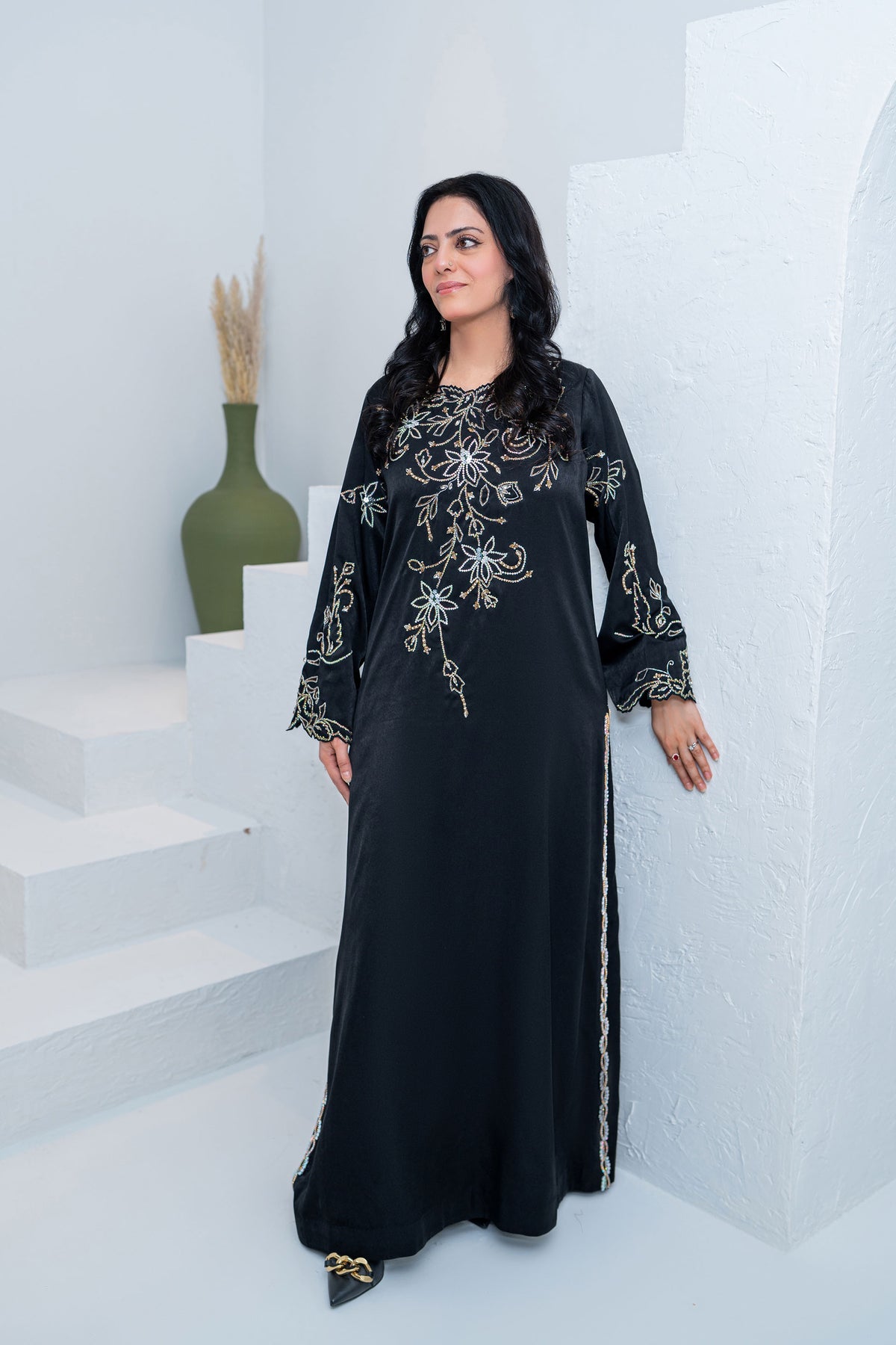 Noore Shehzadi Black Handmade Suit