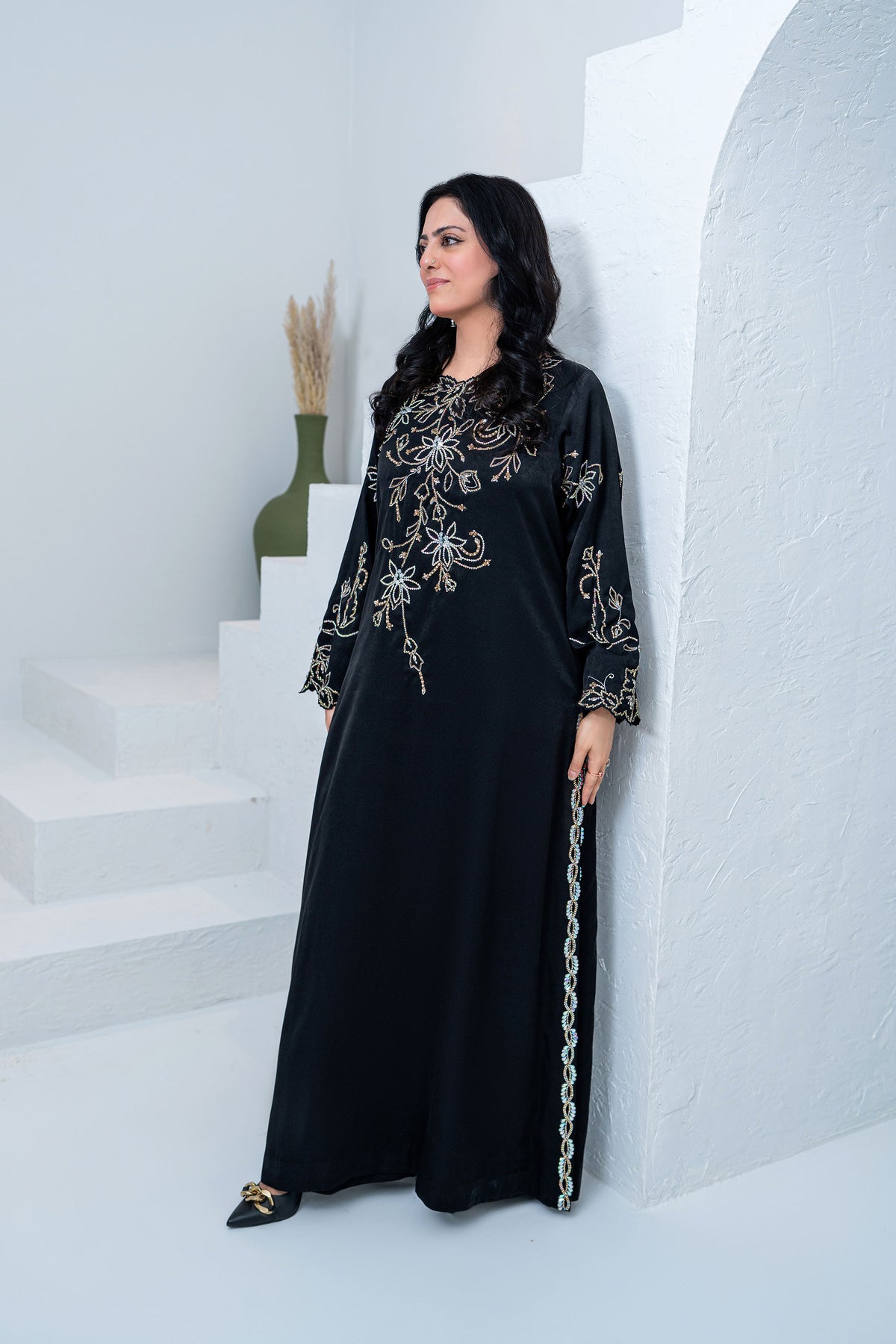 Noore Shehzadi Black Handmade Suit