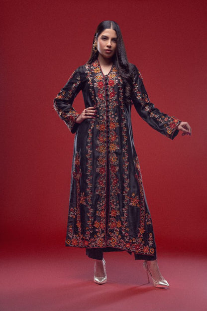 Mahi Khwab Black Handmade Suit